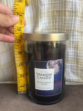 NWT Yankee Candle Deep Purple Midsummer's Night Jar Candle
